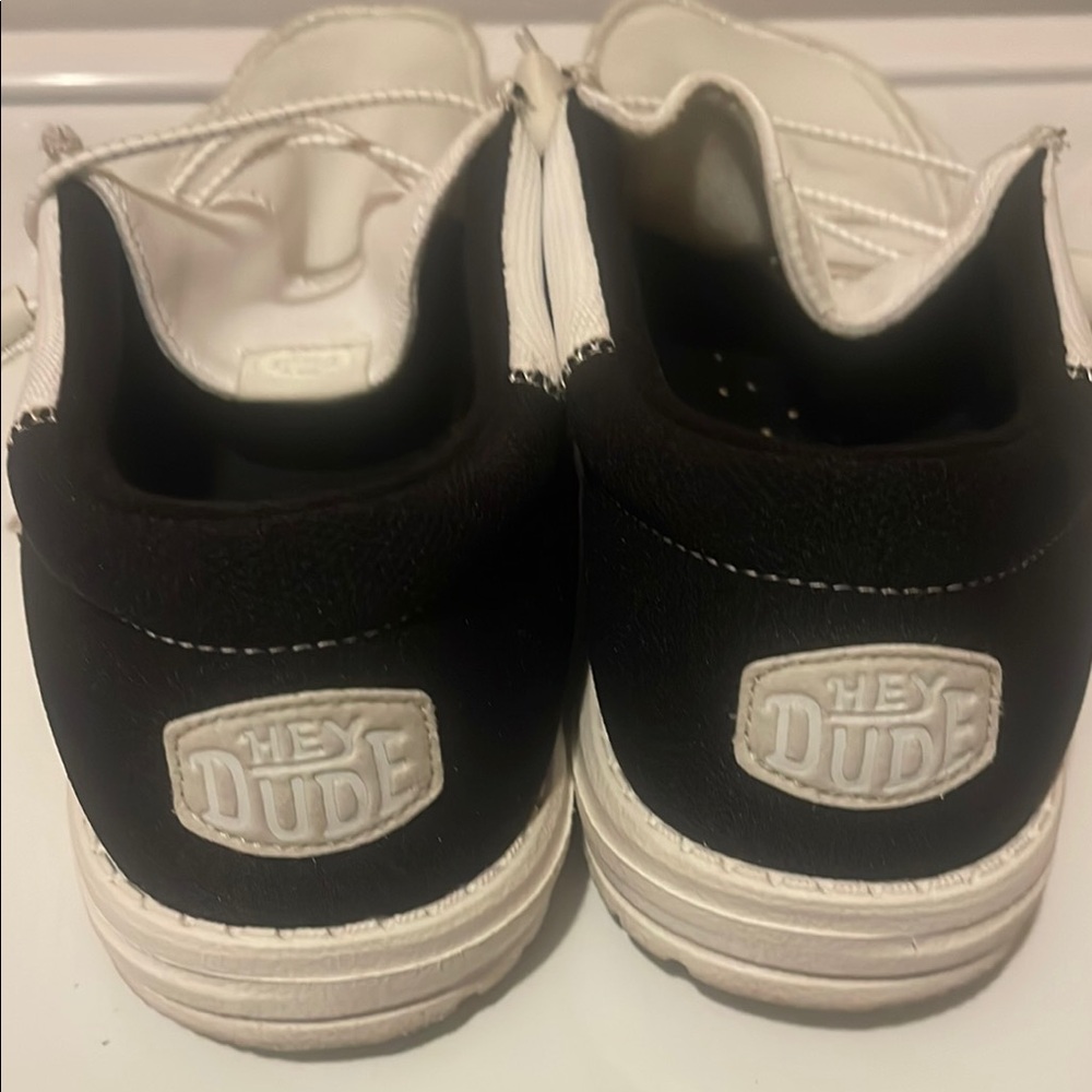 Hey Dude Men's White Casual Shoes - Picture 2 of 5